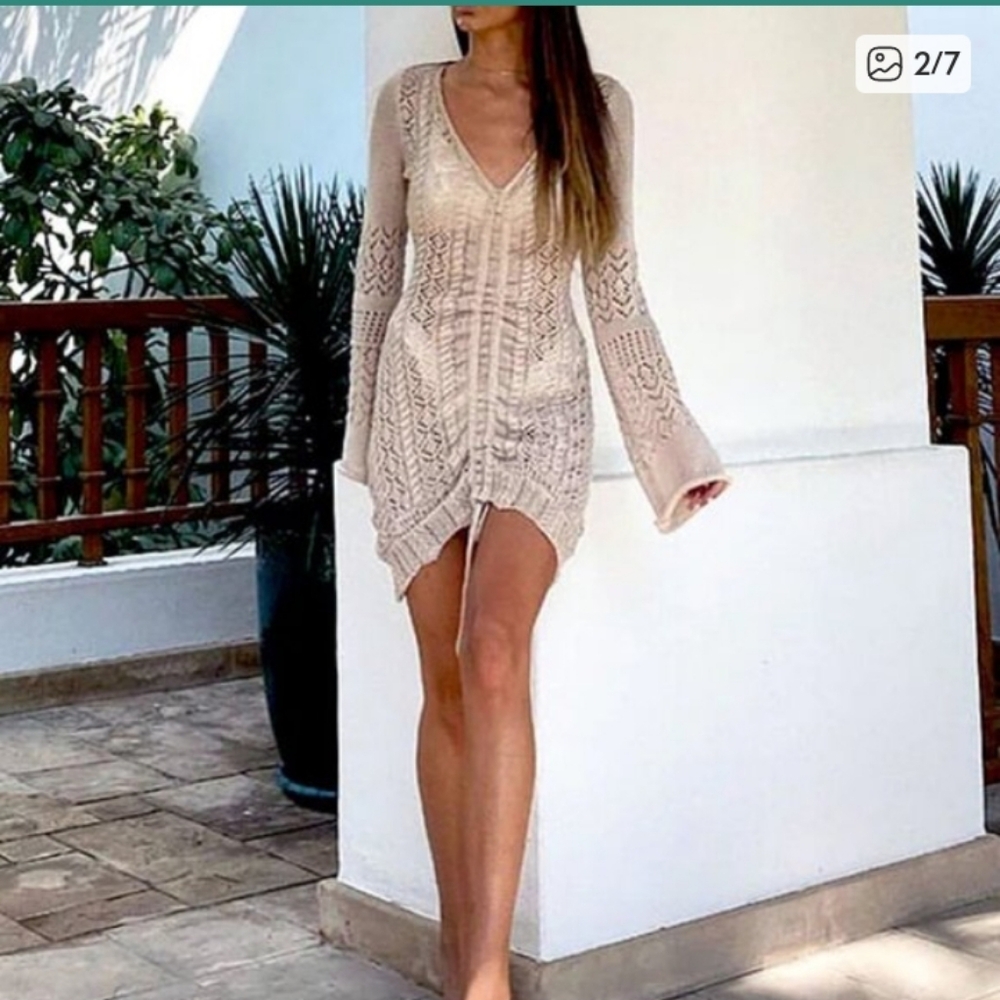 SNDYS Australia Fate Crochet knit Dress M - Picture 10 of 10
